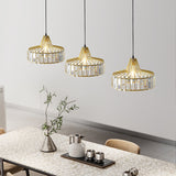 Load image into Gallery viewer, Modern Crystal Ceiling Light For Kitchen Island