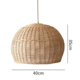 Load image into Gallery viewer, Wicker Farmhouse Woven Pendant Light
