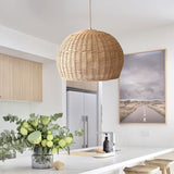 Load image into Gallery viewer, Wicker Farmhouse Woven Pendant Light