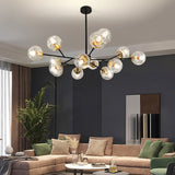 Load image into Gallery viewer, Postmodern Metal Ceiling Light Sputnik Shape Multi-light Pendant
