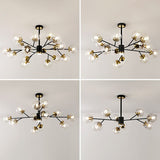 Load image into Gallery viewer, Postmodern Metal Ceiling Light Sputnik Shape Multi-light Pendant