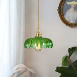 Load image into Gallery viewer, Brass &amp; Glass Dome Ceiling Lighting