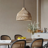 Load image into Gallery viewer, Rattan Pendant Light Woven Lampshade