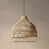 Load image into Gallery viewer, Rattan Pendant Light Woven Lampshade