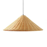 Load image into Gallery viewer, Wicker Cone Lamp Shade Hanging Rattan Pendant Light