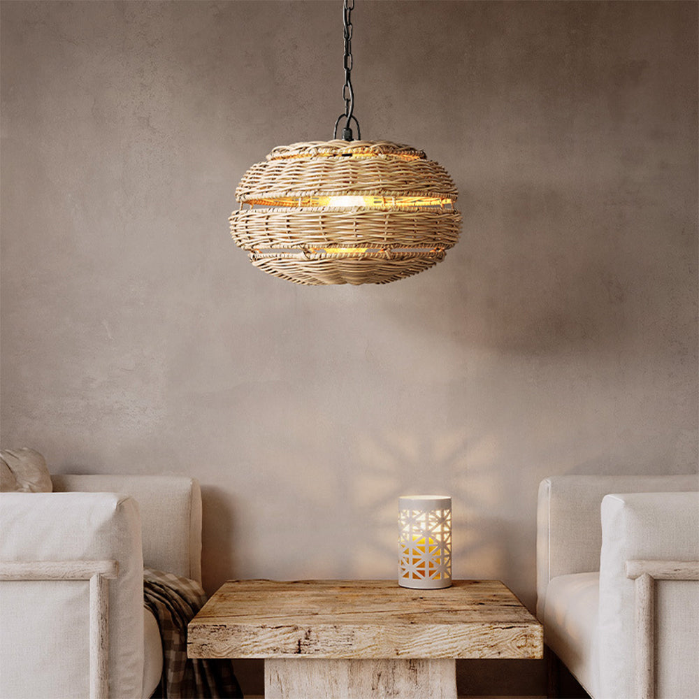 Demolights Pendant Lights Handwoven Wicker Pendant Lampshades Rattan ...