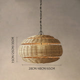 Load image into Gallery viewer, Wicker Woven Pendant Lampshades Rattan Pendant Light
