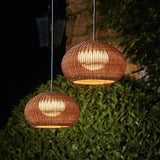 Load image into Gallery viewer, Rattan Waterproof Pendant Light For Courtyard