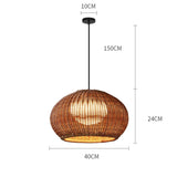 Load image into Gallery viewer, Rattan Waterproof Pendant Light For Courtyard