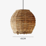 Load image into Gallery viewer, Retro Small Rattan Pendant Light for Dining Table
