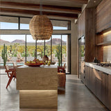 Load image into Gallery viewer, Retro Small Rattan Pendant Light for Dining Table