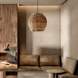 Load image into Gallery viewer, Retro Small Rattan Pendant Light for Dining Table