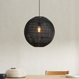 Load image into Gallery viewer, Natural Rattan Round Pendant Lampshade