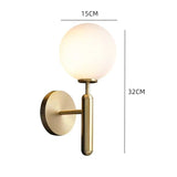 Load image into Gallery viewer, Milky Glass Ball Wall Sconce