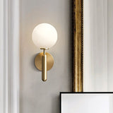 Load image into Gallery viewer, Milky Glass Ball Wall Sconce