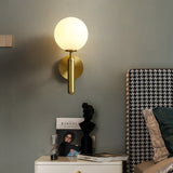 Load image into Gallery viewer, Milky Glass Ball Wall Sconce