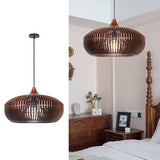 Load image into Gallery viewer, Rustic Farmhouse Wooden Pendant Light