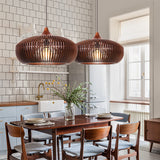 Load image into Gallery viewer, Rustic Farmhouse Wooden Pendant Light