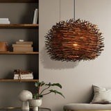 Load image into Gallery viewer, Wood Modern Geometric Shape Pendant Lights