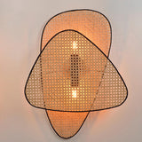 Load image into Gallery viewer, Creative Bedroom Bedside Wall Lamp Rattan Woven