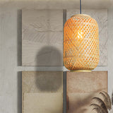 Load image into Gallery viewer, Lantern Pendant Light Bamboo Lampshades For Dining Room