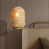 Load image into Gallery viewer, Lantern Pendant Light Bamboo Lampshades For Dining Room