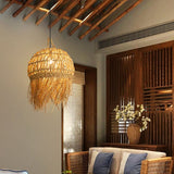 Load image into Gallery viewer, Unique Shade Bamboo Hanging Lighting Modern Style