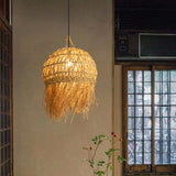 Load image into Gallery viewer, Unique Shade Bamboo Hanging Lighting Modern Style