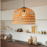 Load image into Gallery viewer, Cross Woven Bamboo Pendant Lighting