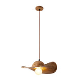 Load image into Gallery viewer, Modern Straw Hat Ceiling Lamp Resin Shade