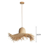 Load image into Gallery viewer, Coastal Style Handmade Straw Hanging Lamp