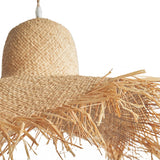 Load image into Gallery viewer, Coastal Style Handmade Straw Hanging Lamp