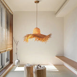 Load image into Gallery viewer, Coastal Style Handmade Straw Hanging Lamp