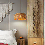 Load image into Gallery viewer, Natural Rattan Handwoven Pendant Lampshade