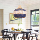 Load image into Gallery viewer, Rattan Pendant Light Hand Woven Coastal Decor
