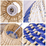 Load image into Gallery viewer, Rattan Pendant Light Hand Woven Coastal Decor