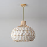 Load image into Gallery viewer, Rattan Woven Lamp Shade Large Pendant Light