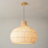 Load image into Gallery viewer, Rattan Woven Lamp Shade Large Pendant Light