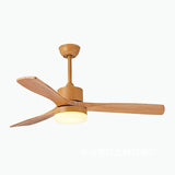 Load image into Gallery viewer, Contemporary Ceiling Fan Light Fixture Wooden LED Ceiling Lamp 42&#39;&#39;