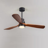 Load image into Gallery viewer, 52&quot; LED Ceiling Fan Light with 3 Wood Blades