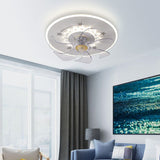 Load image into Gallery viewer, White Star Ceiling Fan Lamp Nordic Style