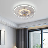 Load image into Gallery viewer, White Star Ceiling Fan Lamp Nordic Style