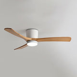 Load image into Gallery viewer, Contemporary Ceiling Fan Light Wooden LED Ceiling Flush Mount