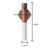 Load image into Gallery viewer, Motion Sensor Night Lights Wooden Wall Sconce
