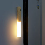 Load image into Gallery viewer, Motion Sensor Night Lights Wooden Wall Sconce