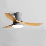 Load image into Gallery viewer, Modern 3-Blade Ceiling Fan Polish Finish Fan with Light for Home