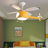 Load image into Gallery viewer, 4-Blade Helicopter Pendant Fan Lighting Kids Style