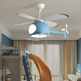 Load image into Gallery viewer, 4-Blade Helicopter Pendant Fan Lighting Kids Style