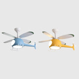 Load image into Gallery viewer, 4-Blade Helicopter Pendant Fan Lighting Kids Style