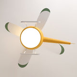 Load image into Gallery viewer, 4-Blade Helicopter Pendant Fan Lighting Kids Style